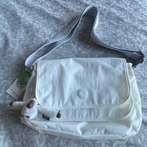 NEW KIPLING BROOKLYN WHITE CROSSBODY